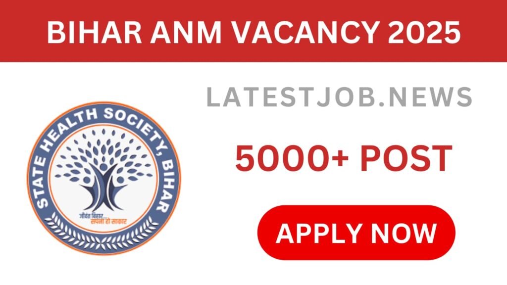 Bihar ANM Recruitment 2025 