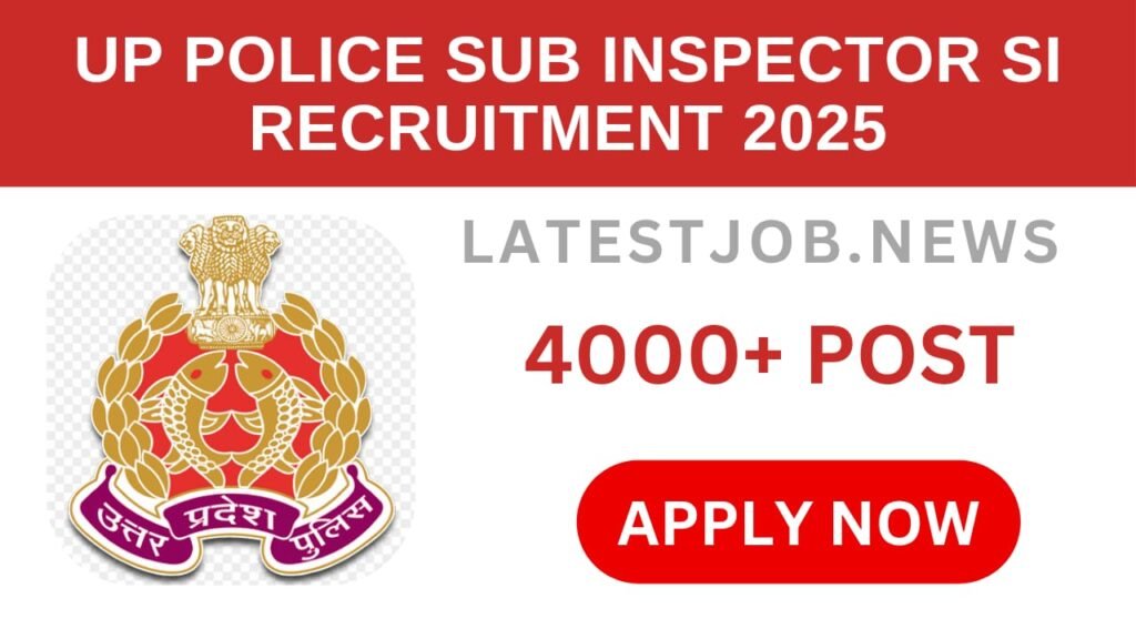 UP Police SI Vacancy 2025: Eligibility Criteria and Apply Link