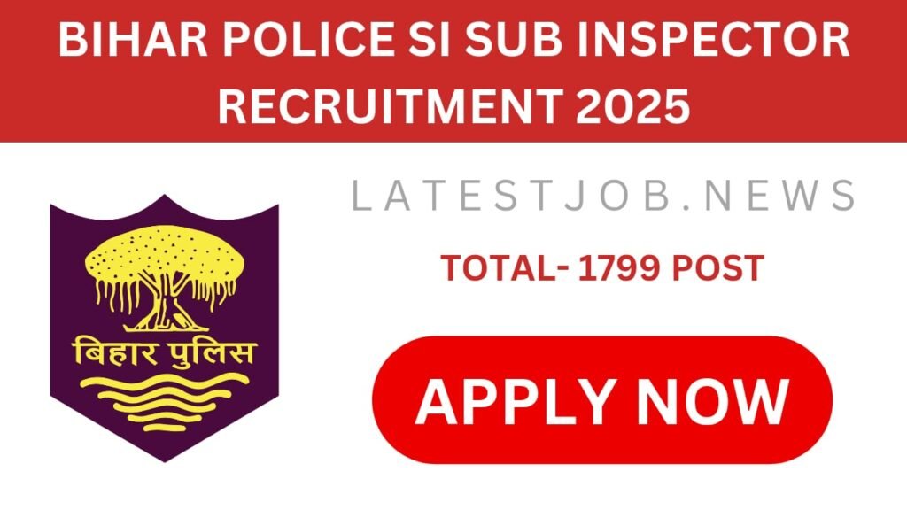Bihar Police SI Recruitment 2025: Complete Notification, Eligibility, Syllabus & Exam Details