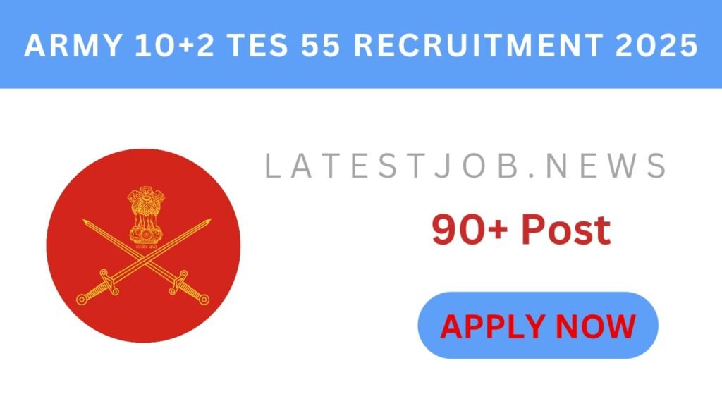 Eligibility, Exam Pattern, Syllabus, Age Limit, Apply Link of Army 10+2 TES 55 Recruitment 2025