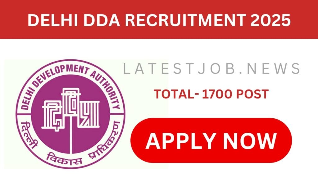 Delhi DDA Recruitment 2025
