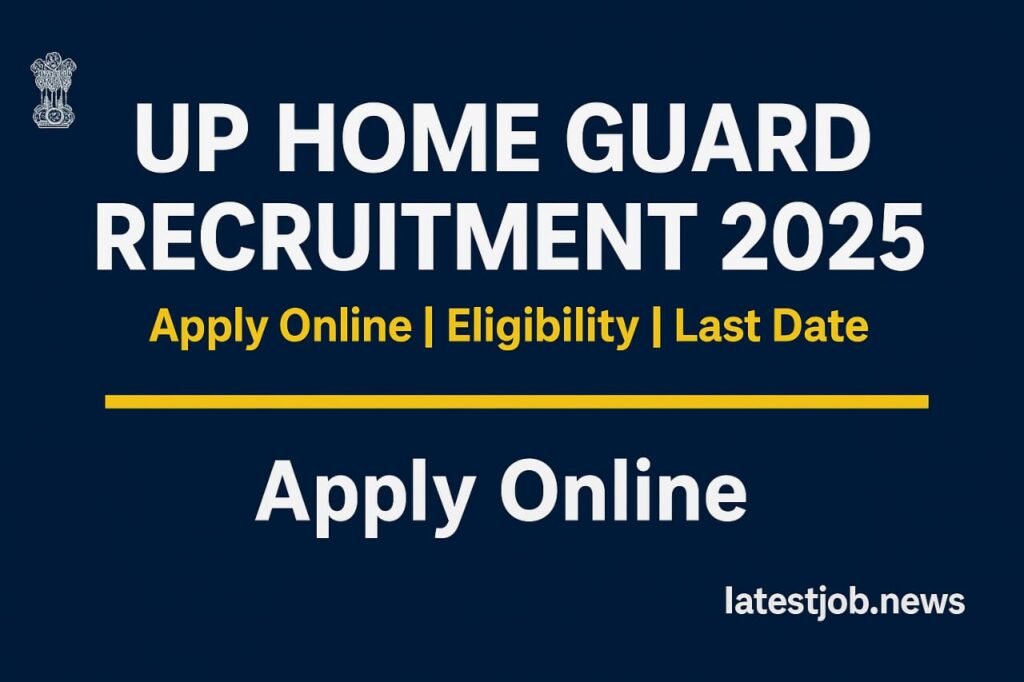 UP Home Guard Recruitment 2025: 41,424 Vacancies, Apply Online Now