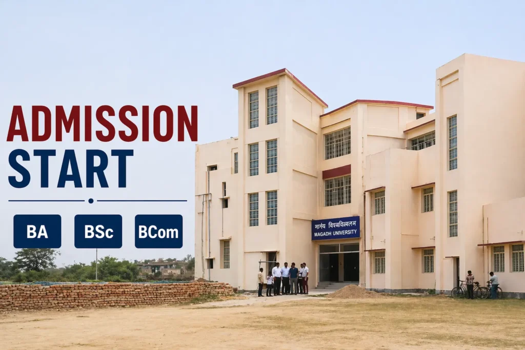 Magadh University UG Semester 1 Admission 2026: BA, BSc, BCom Apply Online Form, Full Details & Guidelines